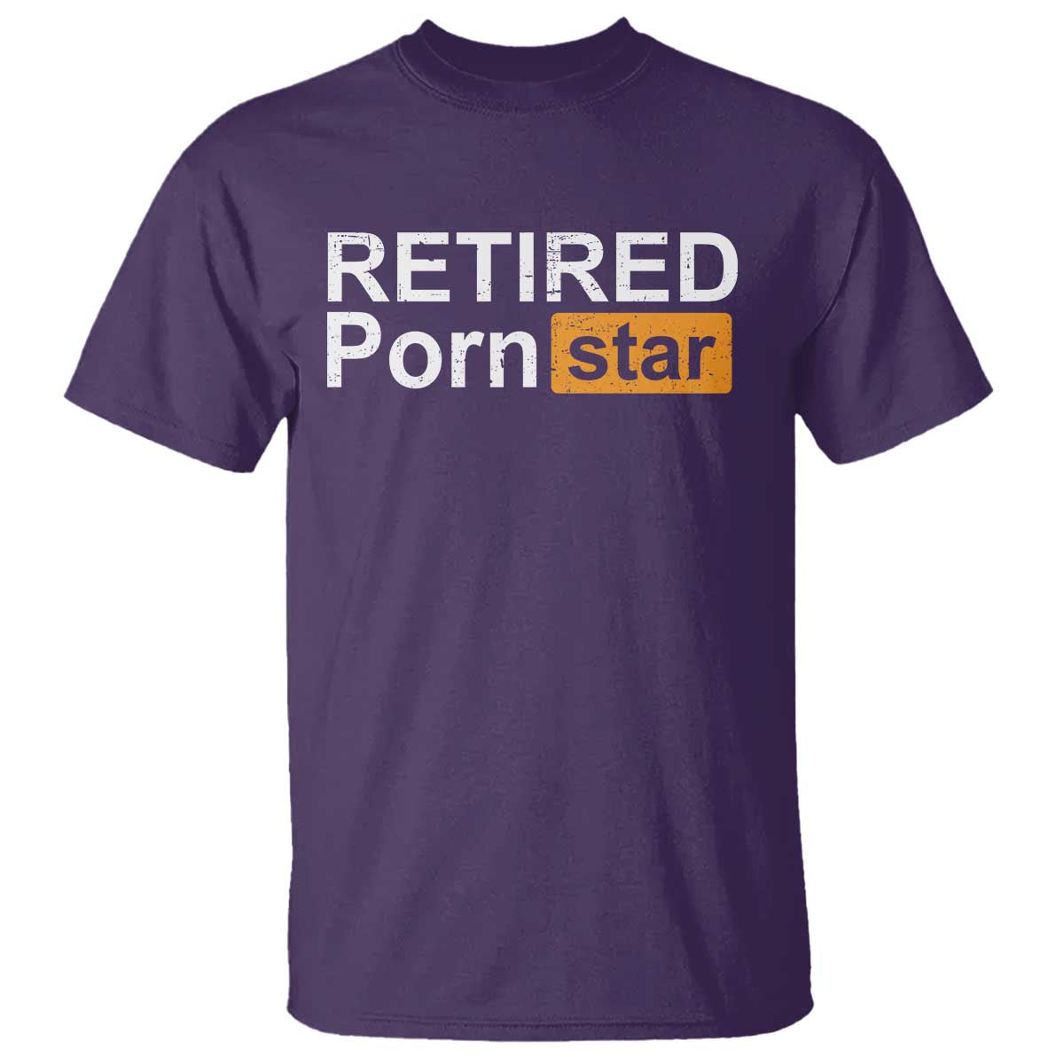 Funny Naughty Adult Humor Retirement T Shirt Retired P0rn Star Dirty Joke