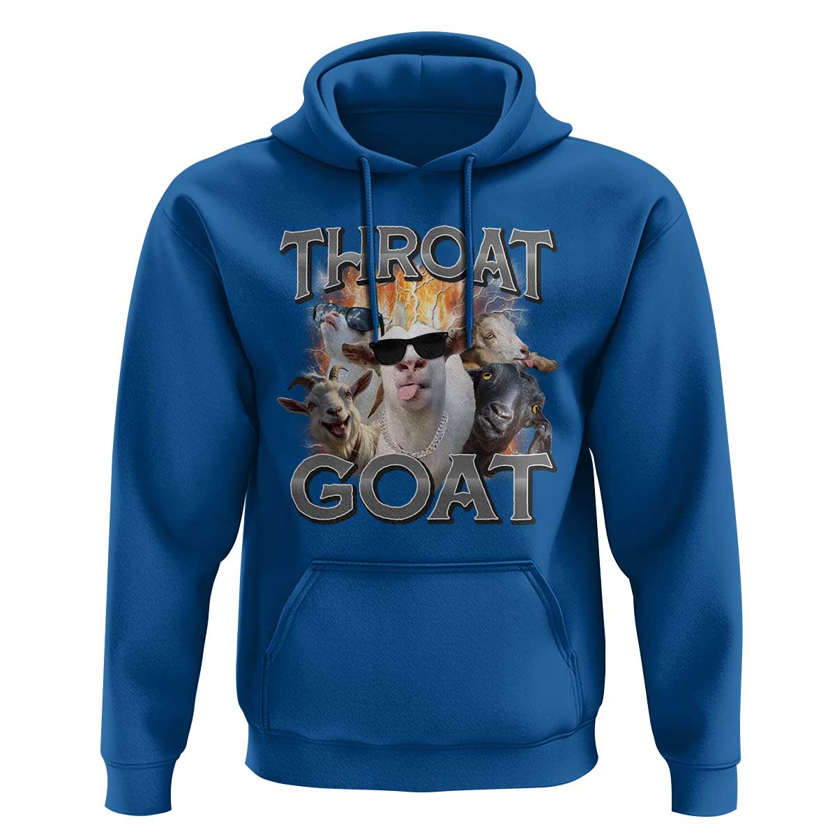 Throat Goat Funny Offensive Adult Humor Bootleg Hoodie