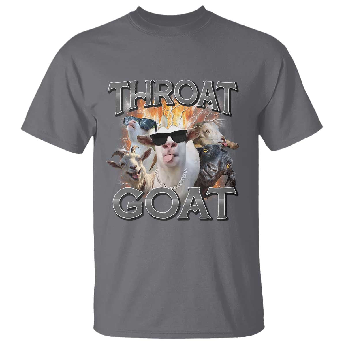 Throat Goat Funny Offensive Adult Humor Bootleg T Shirt