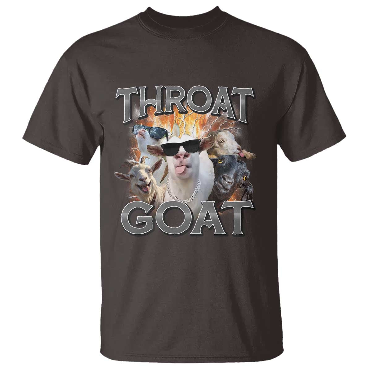 Throat Goat Funny Offensive Adult Humor Bootleg T Shirt