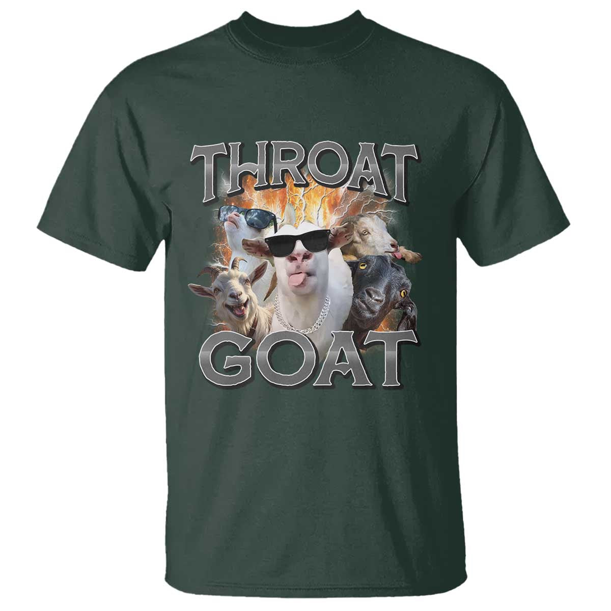 Throat Goat Funny Offensive Adult Humor Bootleg T Shirt