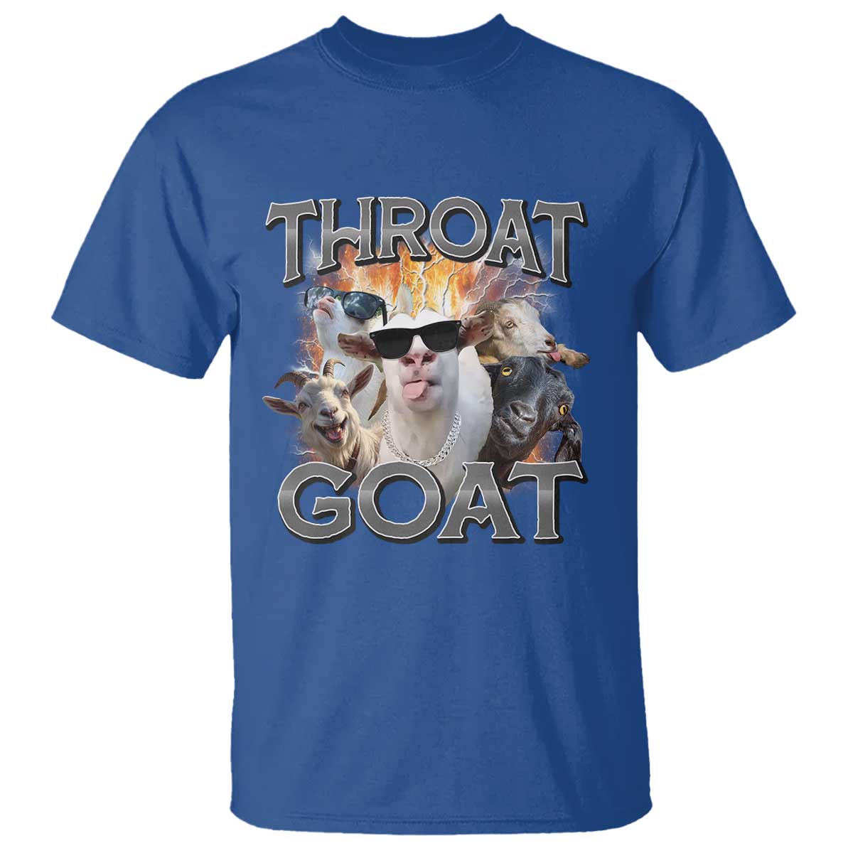 Throat Goat Funny Offensive Adult Humor Bootleg T Shirt