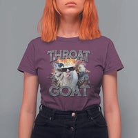 Throat Goat Funny Offensive Adult Humor Bootleg T Shirt For Women