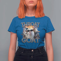 Throat Goat Funny Offensive Adult Humor Bootleg T Shirt For Women