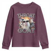 Throat Goat Funny Offensive Adult Humor Bootleg Youth Sweatshirt
