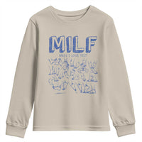 Funny MILF Man I Love Feet Youth Sweatshirt