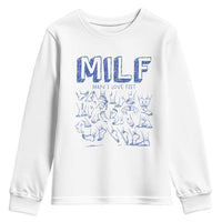 Funny MILF Man I Love Feet Youth Sweatshirt