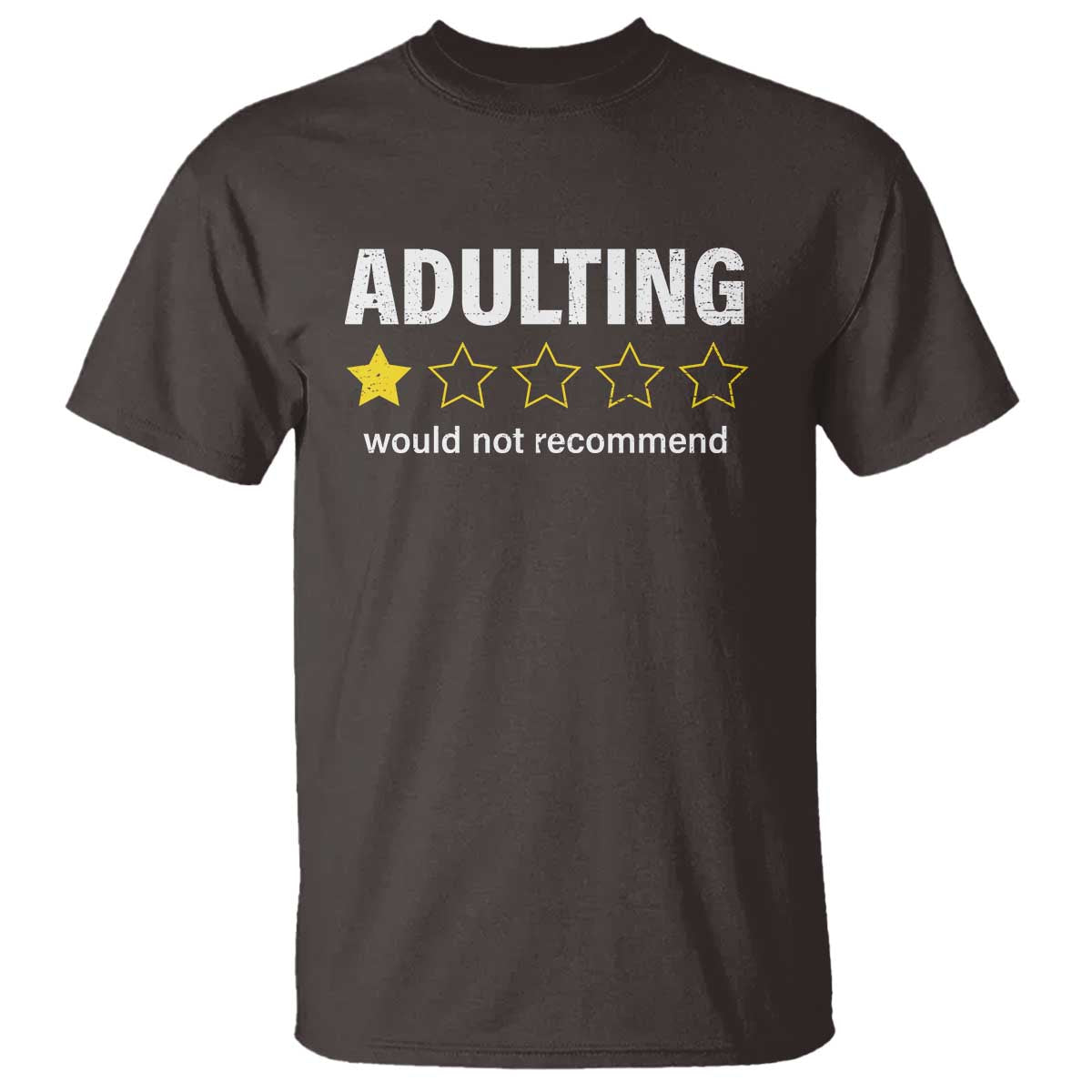 Funny Adulting Would Not Recommend T Shirt