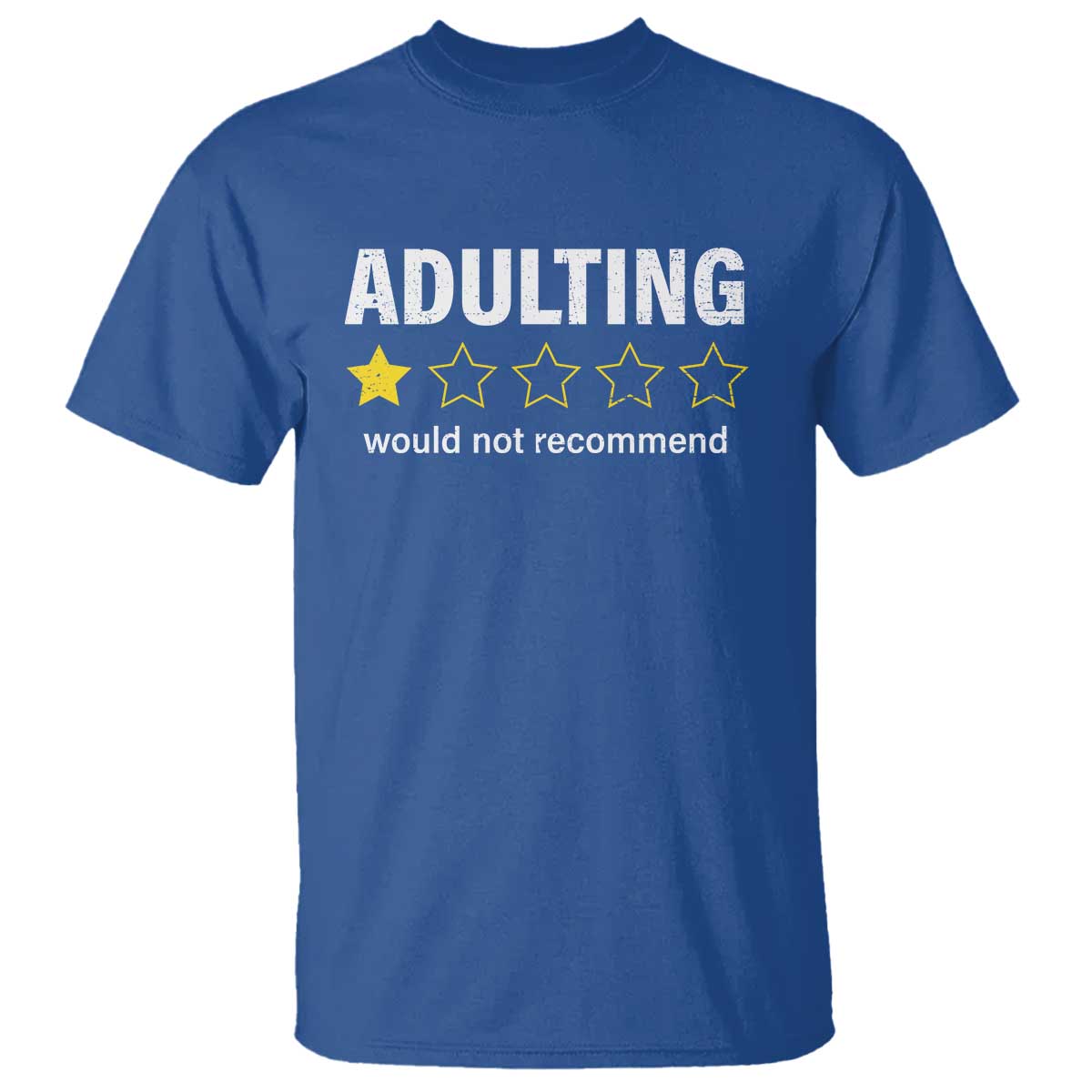 Funny Adulting Would Not Recommend T Shirt
