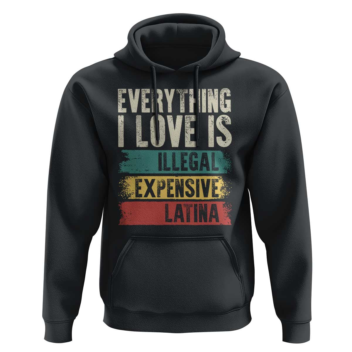 Everything I Love Is Illegal Expensive Or Latina Hoodie