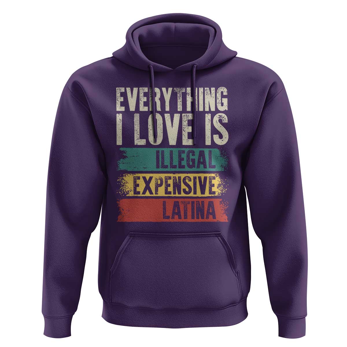 Everything I Love Is Illegal Expensive Or Latina Hoodie
