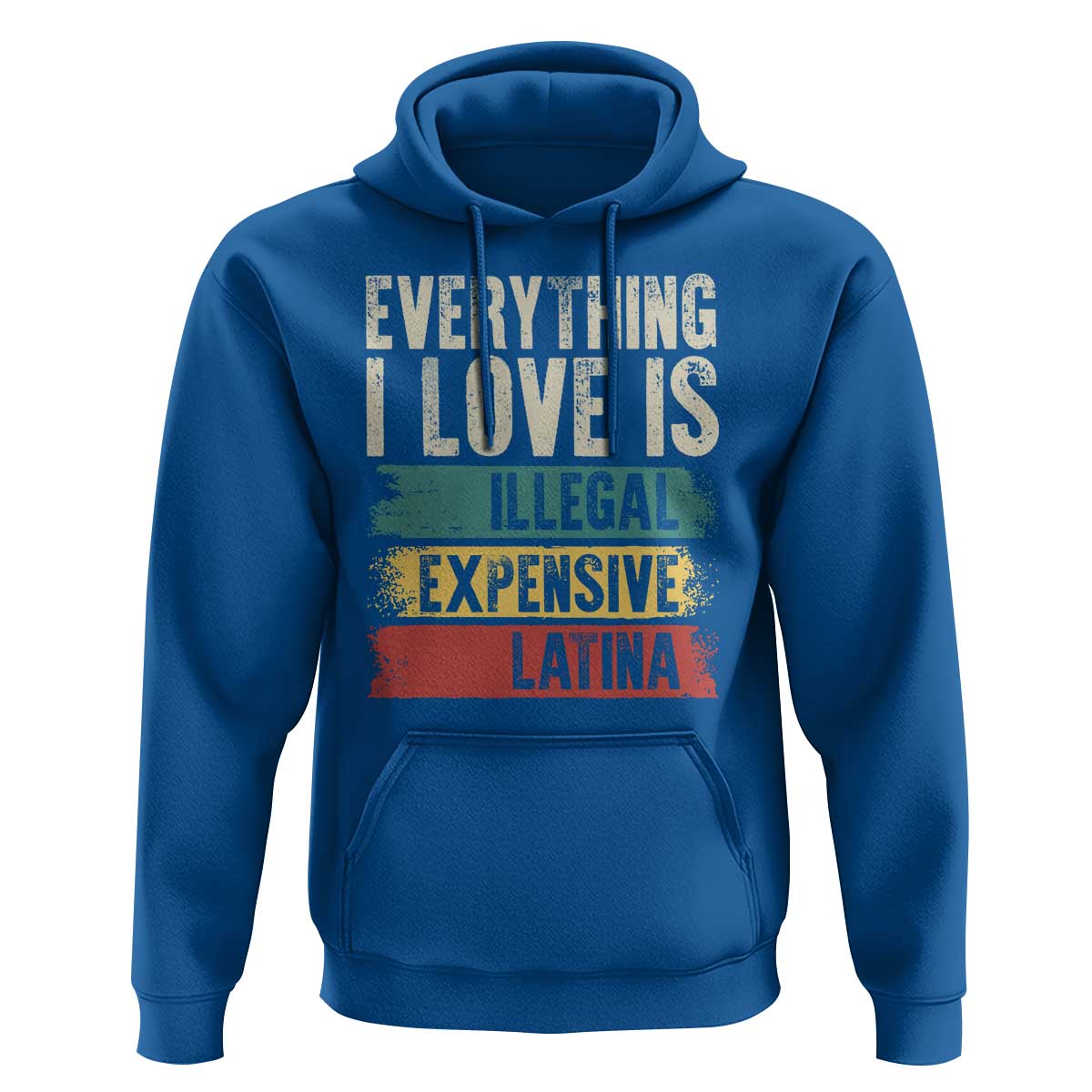 Everything I Love Is Illegal Expensive Or Latina Hoodie