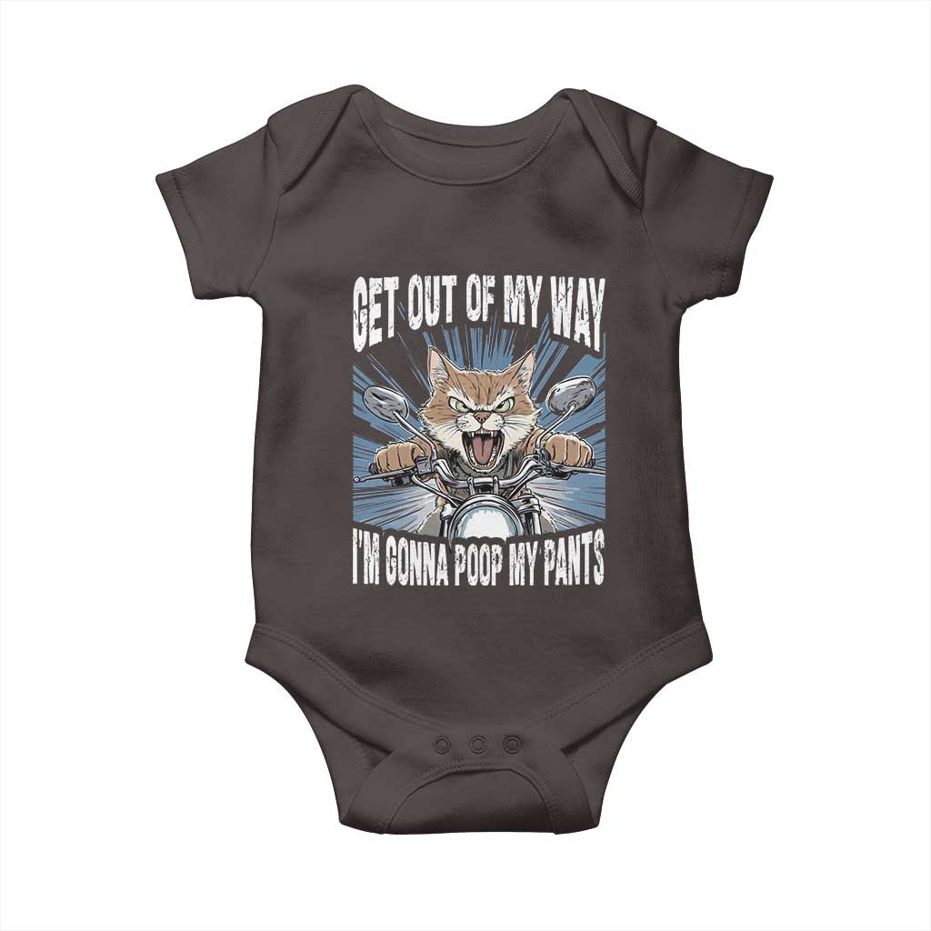 Funny Meme Baby Onesie Get Out of My Way Gonna Poop My Pants