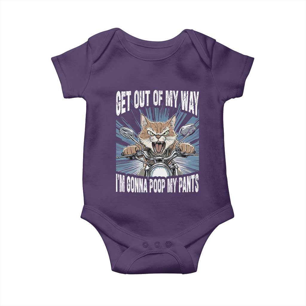 Funny Meme Baby Onesie Get Out of My Way Gonna Poop My Pants