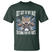 Funny Meme T Shirt Get Out of My Way Gonna Poop My Pants
