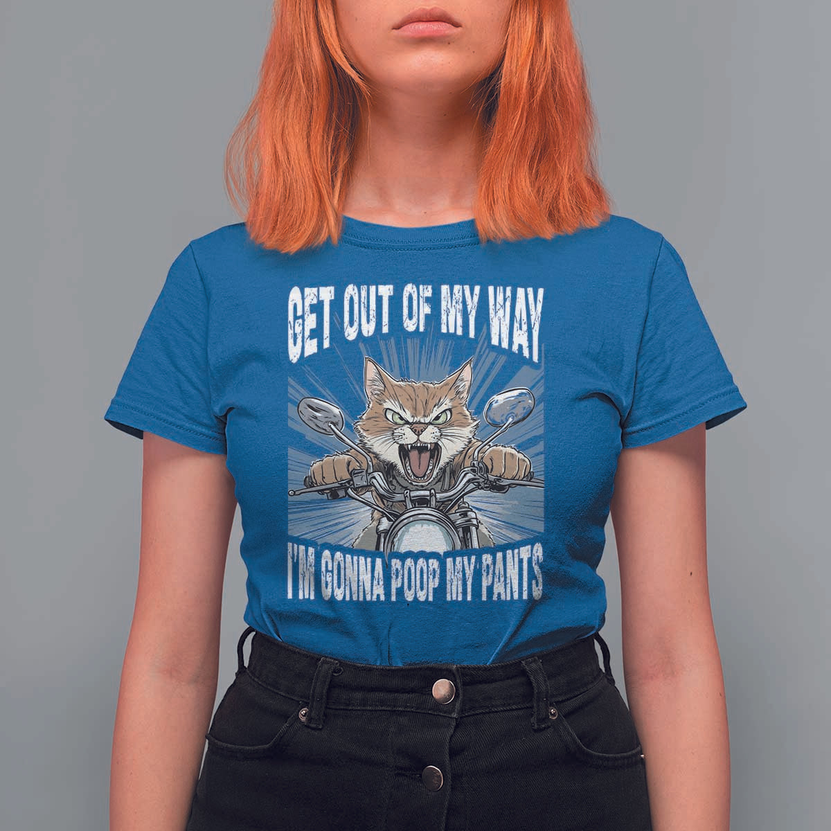 Funny Meme T Shirt For Women Get Out of My Way Gonna Poop My Pants
