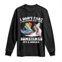 Funny I Don't Fart I Whisper In My Pants Long Sleeve Shirt