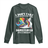 Funny I Don't Fart I Whisper In My Pants Long Sleeve Shirt