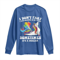 Funny I Don't Fart I Whisper In My Pants Long Sleeve Shirt