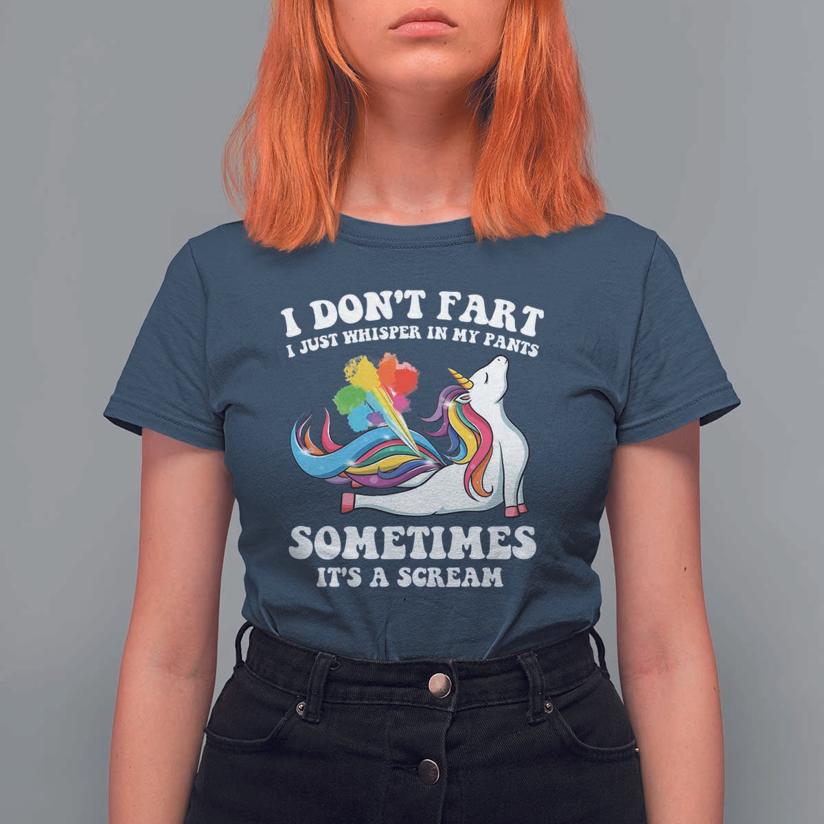 Funny I Don't Fart I Whisper In My Pants T Shirt For Women