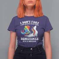 Funny I Don't Fart I Whisper In My Pants T Shirt For Women