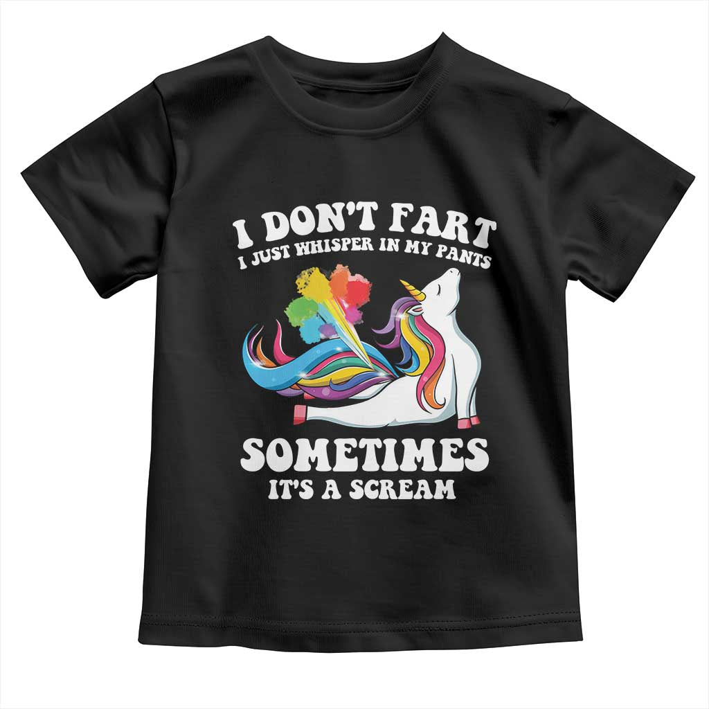 Funny I Don't Fart I Whisper In My Pants Toddler T Shirt