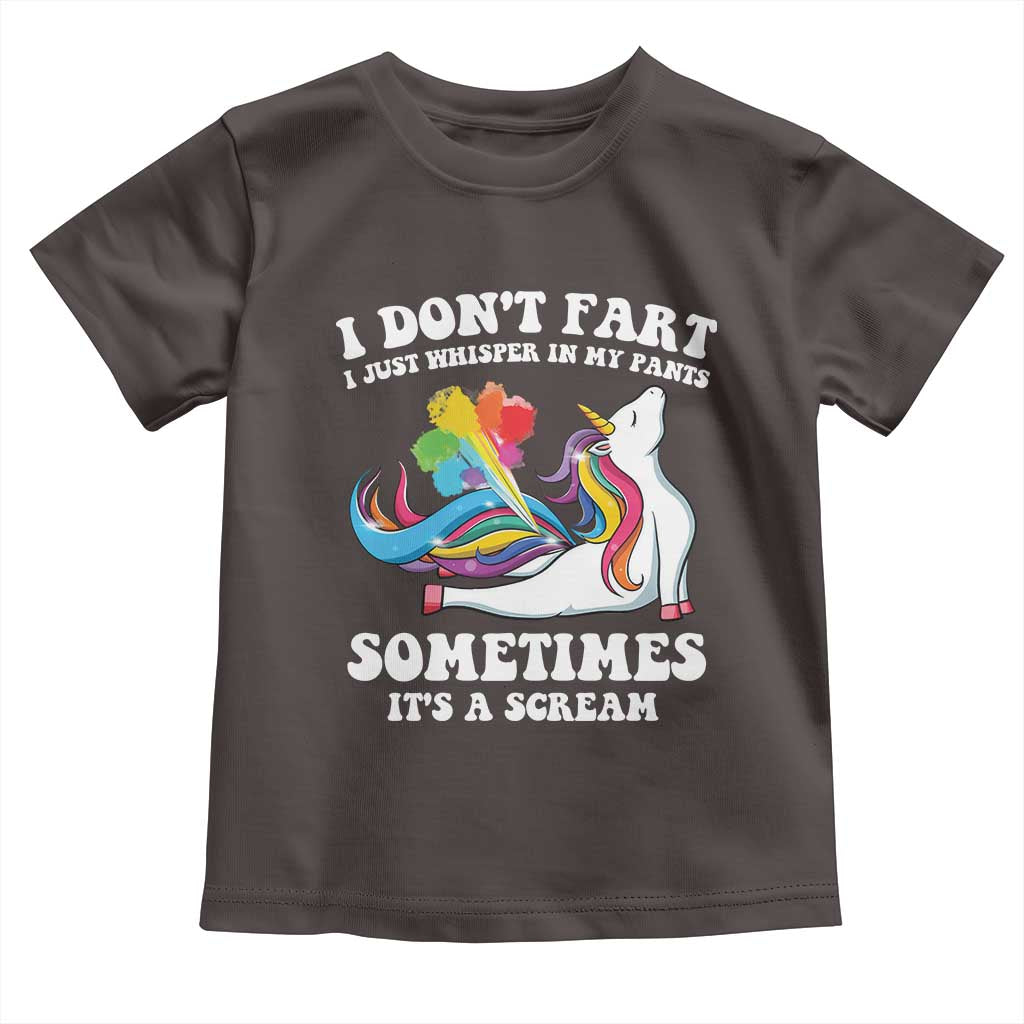 Funny I Don't Fart I Whisper In My Pants Toddler T Shirt