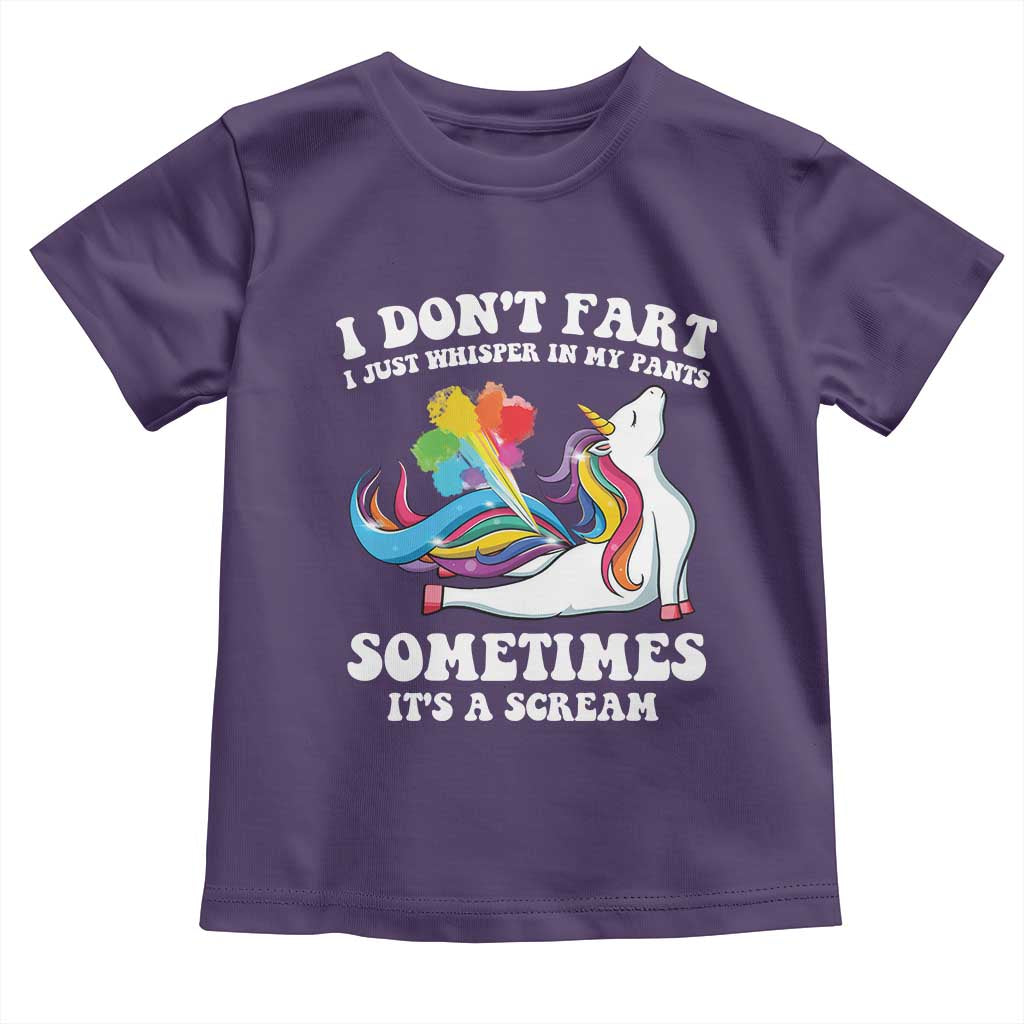Funny I Don't Fart I Whisper In My Pants Toddler T Shirt