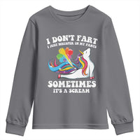 Funny I Don't Fart I Whisper In My Pants Youth Sweatshirt