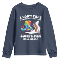 Funny I Don't Fart I Whisper In My Pants Youth Sweatshirt