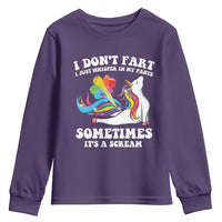 Funny I Don't Fart I Whisper In My Pants Youth Sweatshirt
