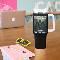 Funny Meme Wolf Alpha Tumbler With Handle Everyone Always Asks What's The Sigma But Not How's The Sigma