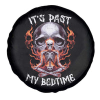 Funny Skeleton Meme Spare Tire Cover It's Past My Bedtime