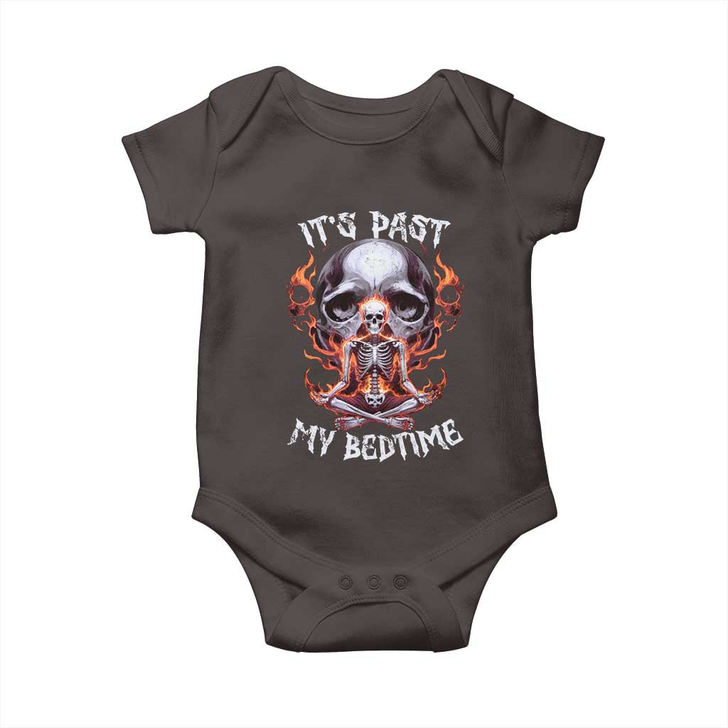 Funny Skeleton Meme Baby Onesie It's Past My Bedtime
