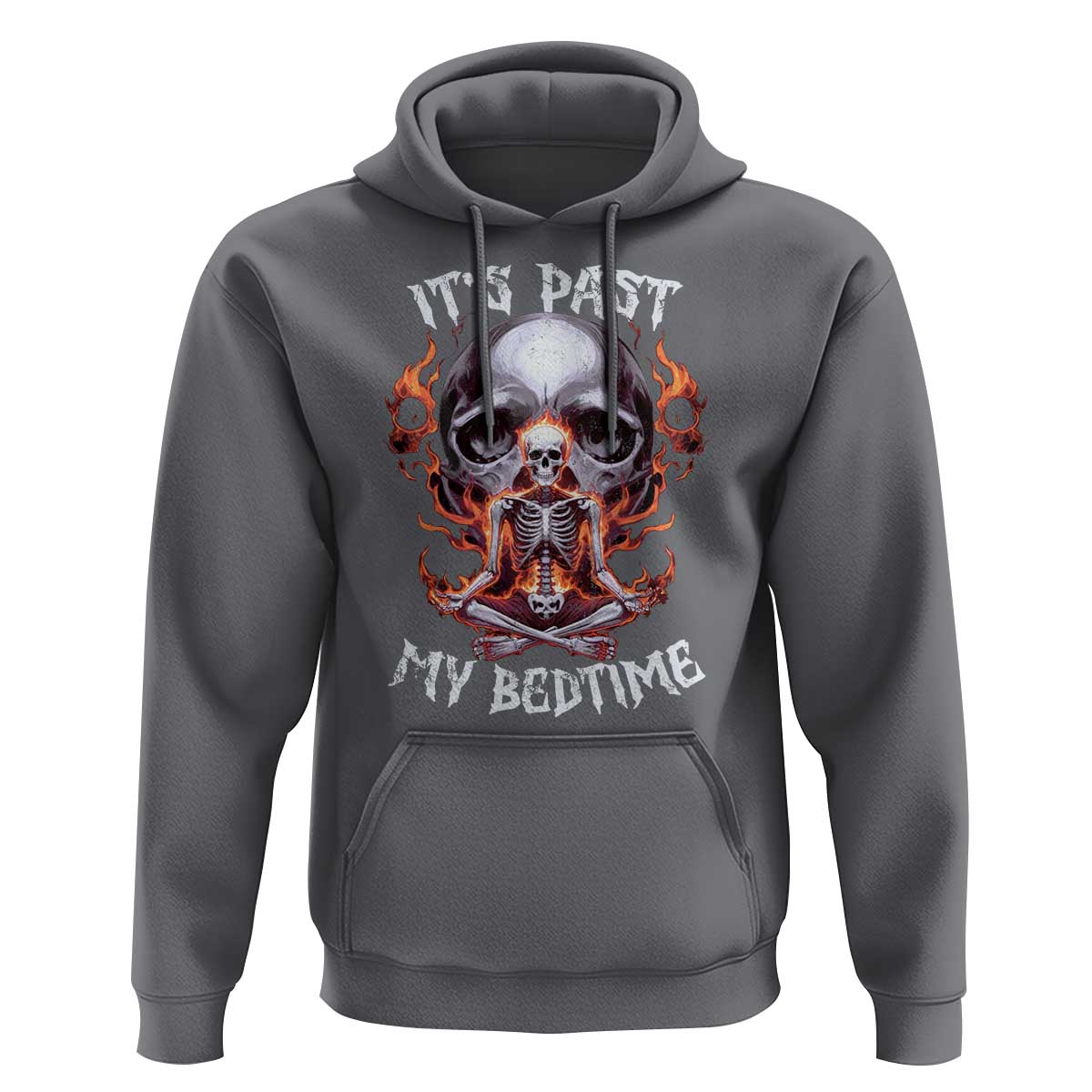 Funny Skeleton Meme Hoodie It's Past My Bedtime