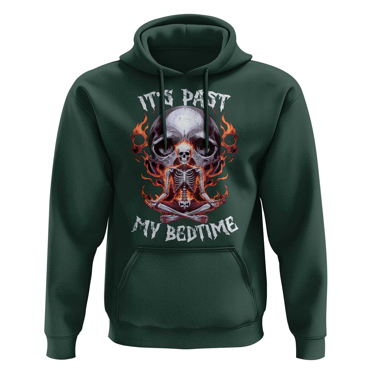 Funny Skeleton Meme Hoodie It's Past My Bedtime