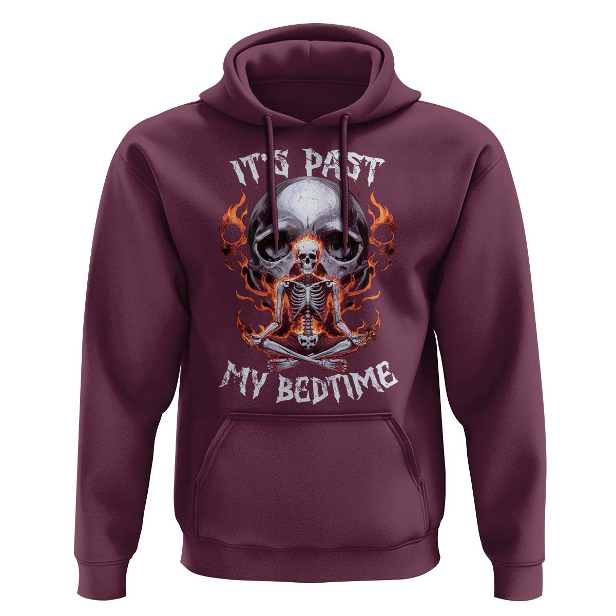 Funny Skeleton Meme Hoodie It's Past My Bedtime
