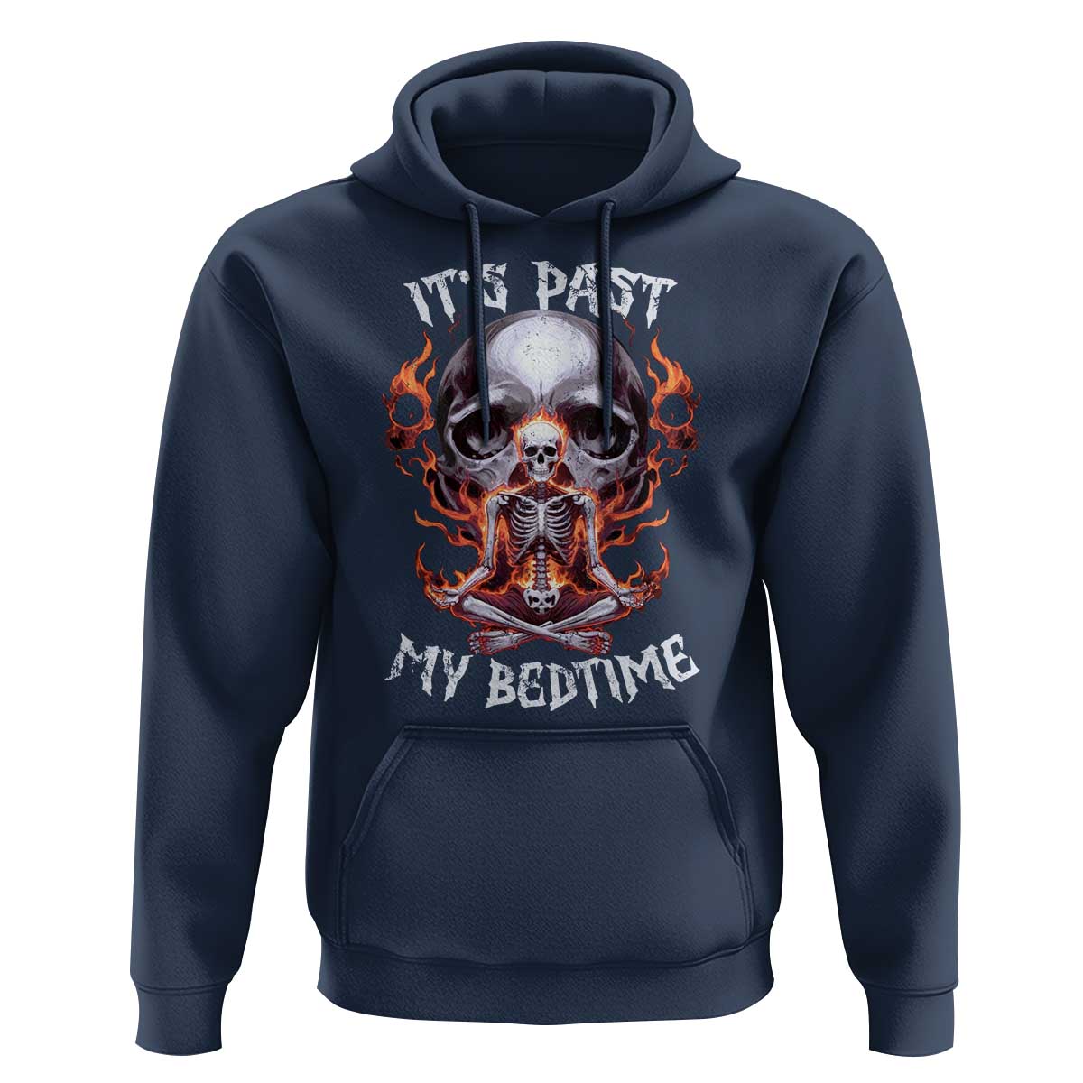 Funny Skeleton Meme Hoodie It's Past My Bedtime