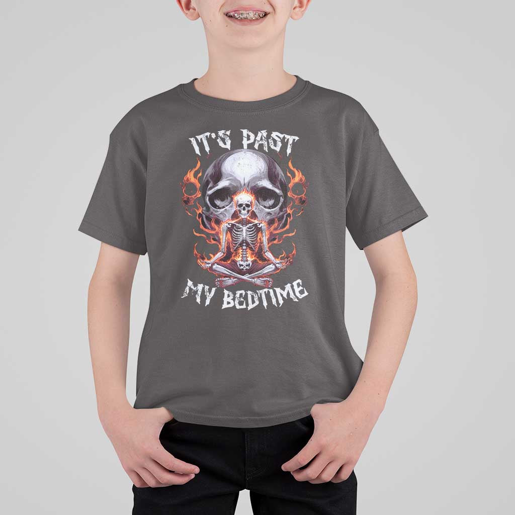Funny Skeleton Meme T Shirt For Kid It's Past My Bedtime