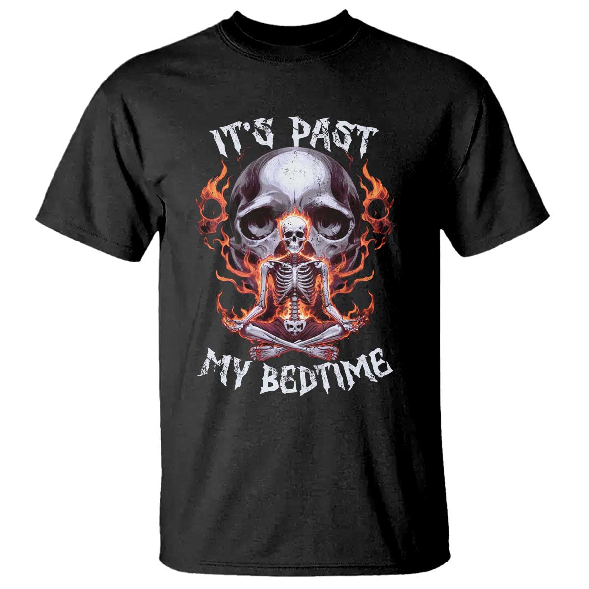 Funny Skeleton Meme T Shirt It's Past My Bedtime