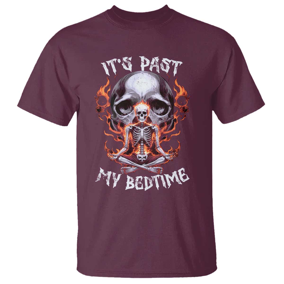 Funny Skeleton Meme T Shirt It's Past My Bedtime
