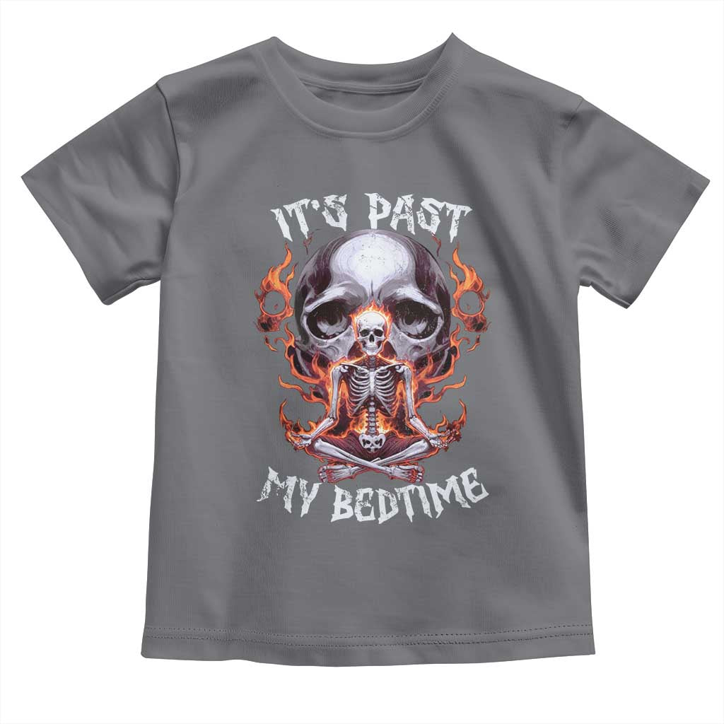 Funny Skeleton Meme Toddler T Shirt It's Past My Bedtime