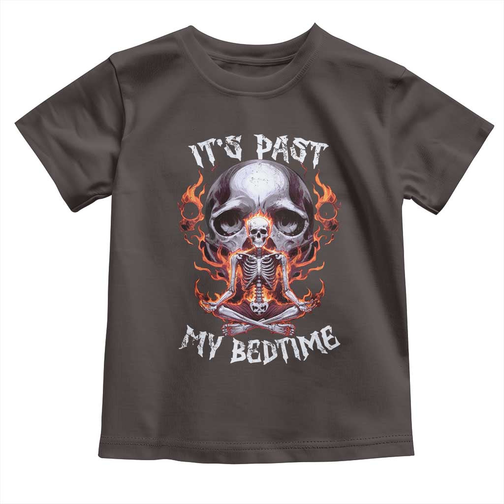 Funny Skeleton Meme Toddler T Shirt It's Past My Bedtime