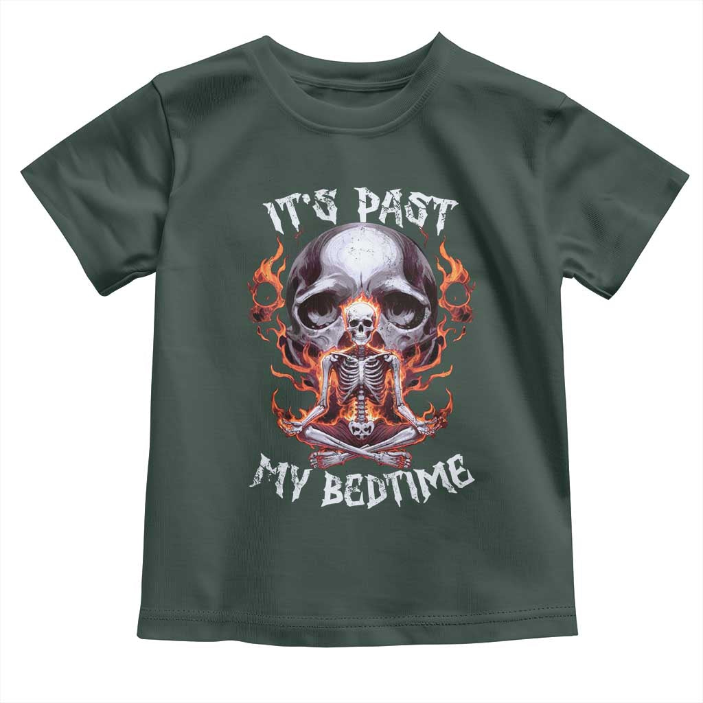 Funny Skeleton Meme Toddler T Shirt It's Past My Bedtime
