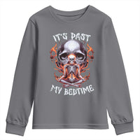 Funny Skeleton Meme Youth Sweatshirt It's Past My Bedtime
