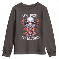 Funny Skeleton Meme Youth Sweatshirt It's Past My Bedtime