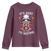 Funny Skeleton Meme Youth Sweatshirt It's Past My Bedtime