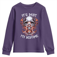 Funny Skeleton Meme Youth Sweatshirt It's Past My Bedtime