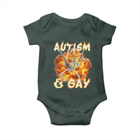 Funny Skeleton Meme Baby Onesie Autistic and Gay