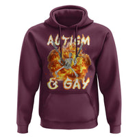 Funny Skeleton Meme Hoodie Autistic and Gay